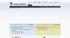 Desktop Screenshot of durevealareleve.com